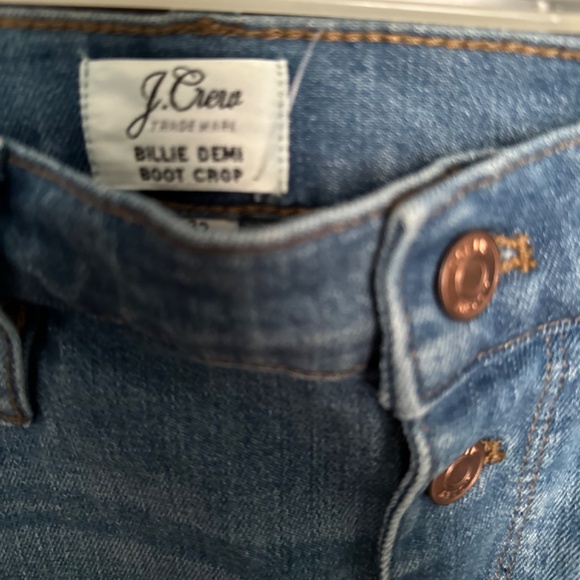 J Crew , Billie Demi, Boot Crop jeans , size 32 - Picture 3 of 5